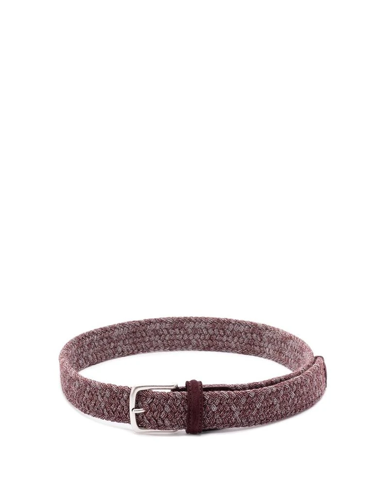 Andersons Anderson's Woven Belt With Suede Details 1