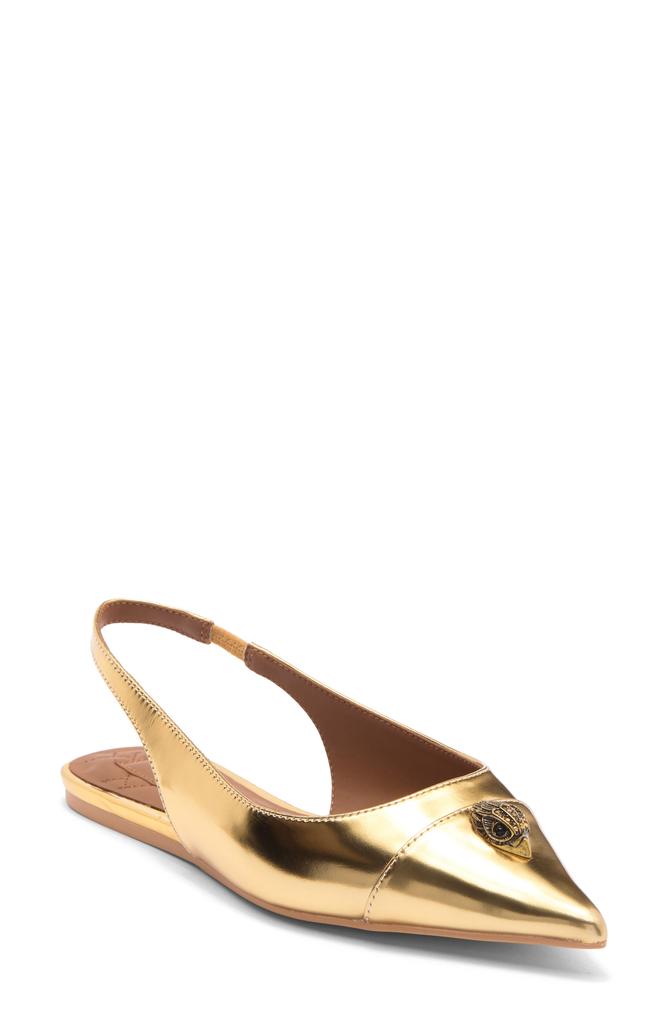 Kurt Geiger Belgravia Eagle Slingback Flat