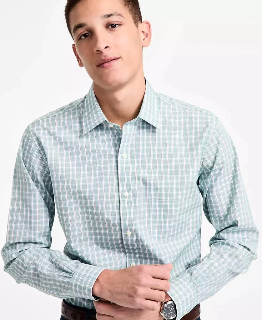 Brooks Brothers Men's Regular-Fit Check Dress Shirt 3