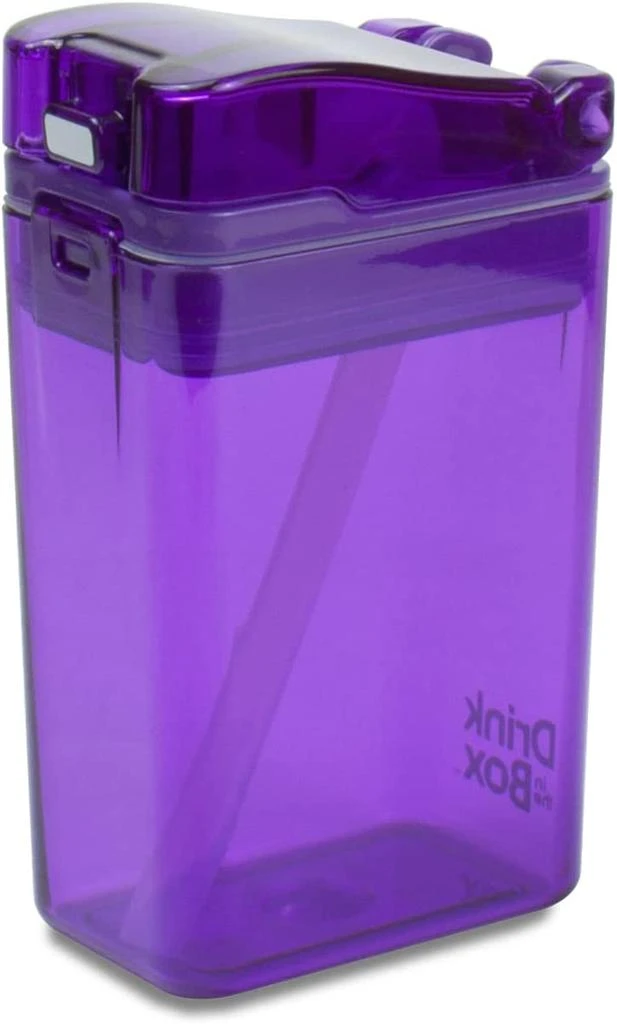 Precidio Design Drink in the Box Eco-Friendly Reusable Juice Box Container, 8 ounce, Blue 1