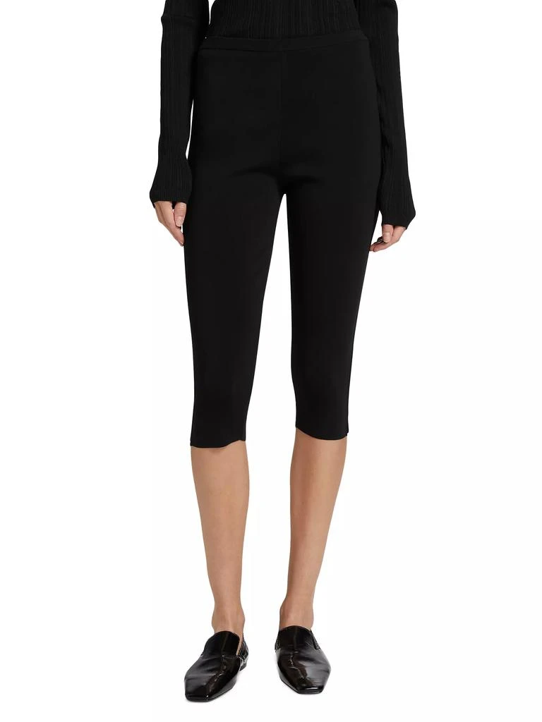 Totême Jersey Knit Slim-Leg Capri Pants 3