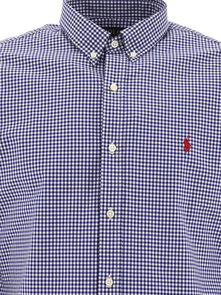 Ralph Lauren Polo Ralph Lauren Pony Embroidered Gingham-Check Patterned Shirt 3