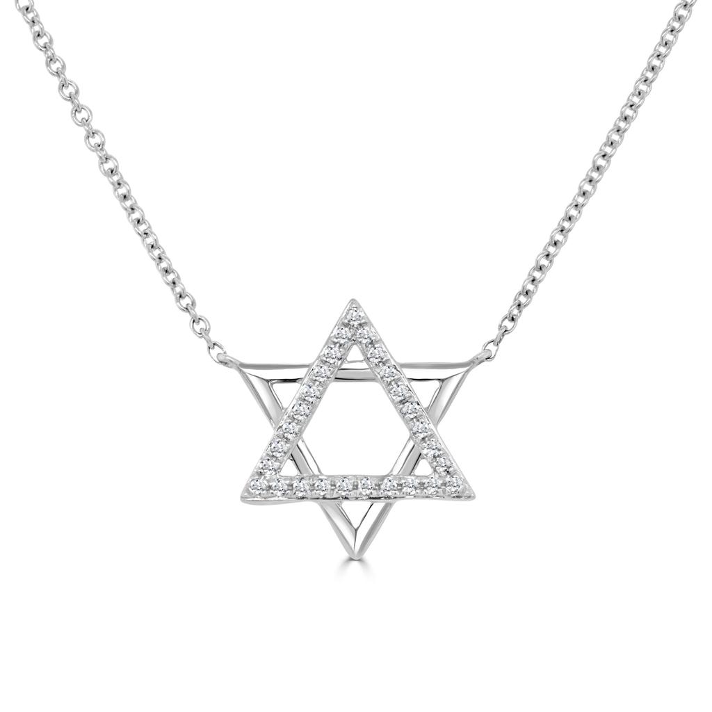 Sabrina Designs 14K Gold & Diamond Star of David Necklace