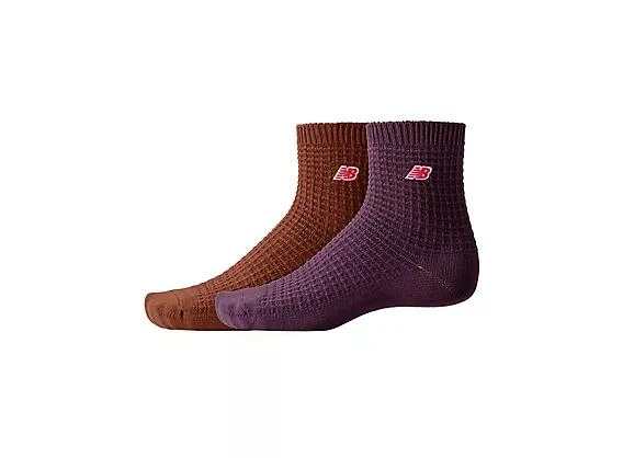 New Balance Waffle Knit Ankle Socks 2 Pack 1