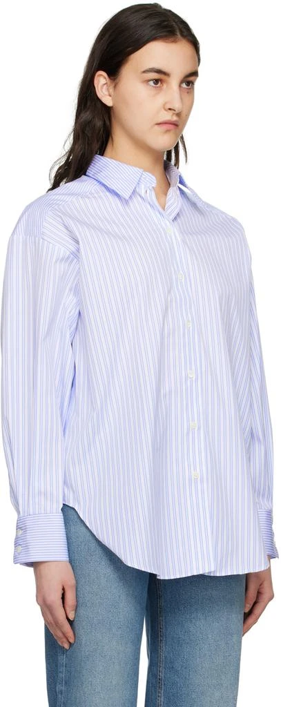 HOUSE OF DAGMAR Blue & White Gina Shirt 2