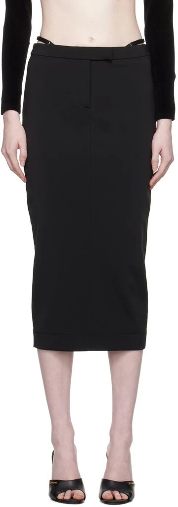 Alexander Wang Black G-String Maxi Skirt 1