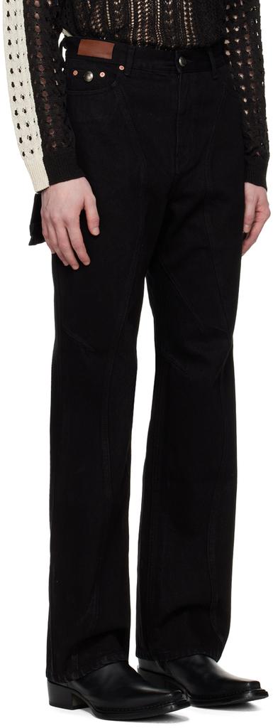 ANDERSSON BELL Black Glen Overdyed Jeans