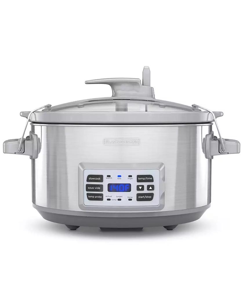 Black & Decker 7-Quart Digital Temperature Probe Slow Cooker