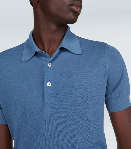 Tom Ford Cotton and silk polo shirt 5