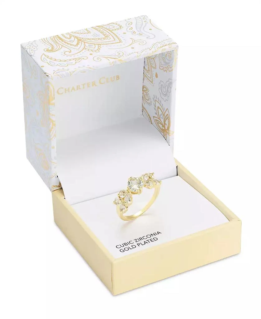 Charter Club Gold-Tone Cubic Zirconia Ring, Created for Macy's 3