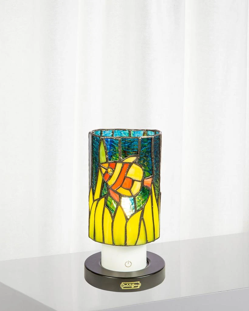 Dale Tiffany Tiffany Mosaic 8.5" Rechargeable Wireless Accent Lamp 1