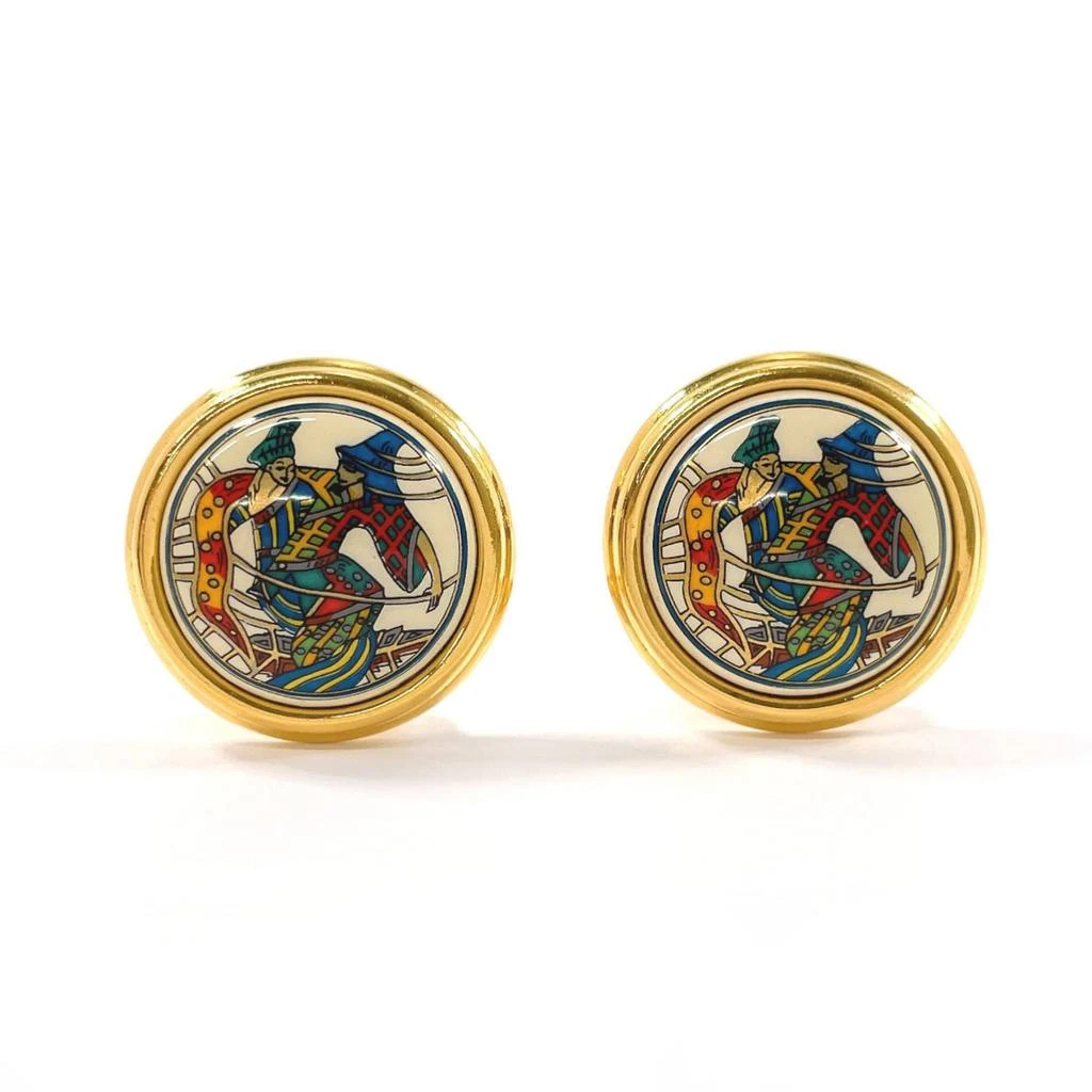 Hermes Metal Clip Earrings (Pre-Owned)