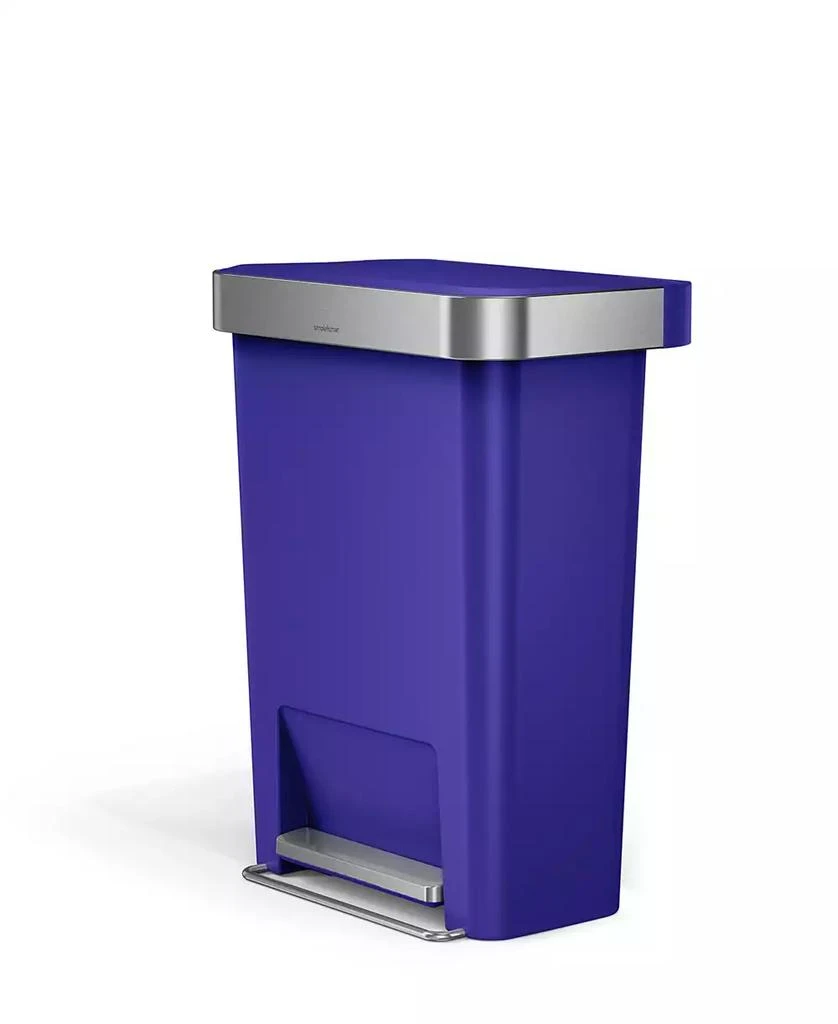 simplehuman 45-Liter Hybrid Rectangular Step Can