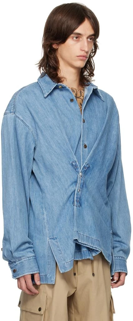 Dries Van Noten Blue Coulter Shirt 2