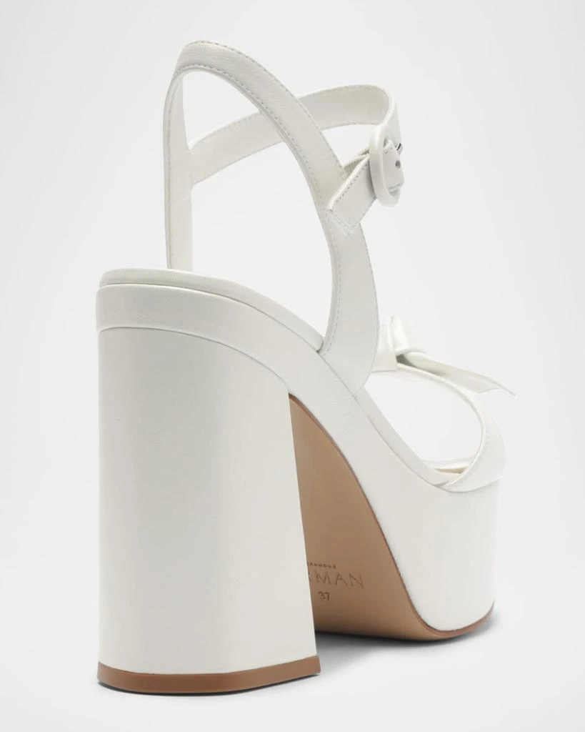 Alexandre Birman Clarita Flare Platform Bridal Sandals 3