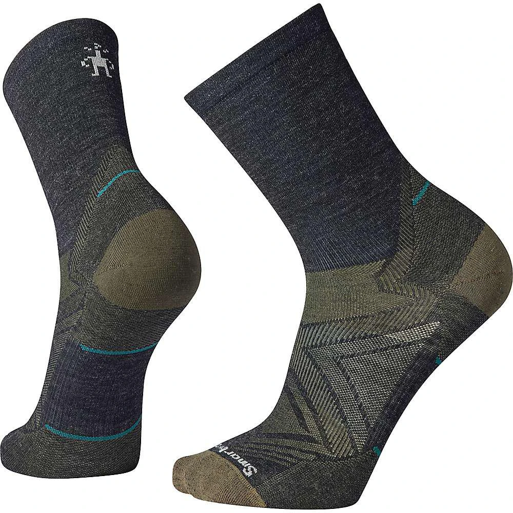 SmartWool Smartwool Men's Run Zero Cushion Mid Crew Sock 1