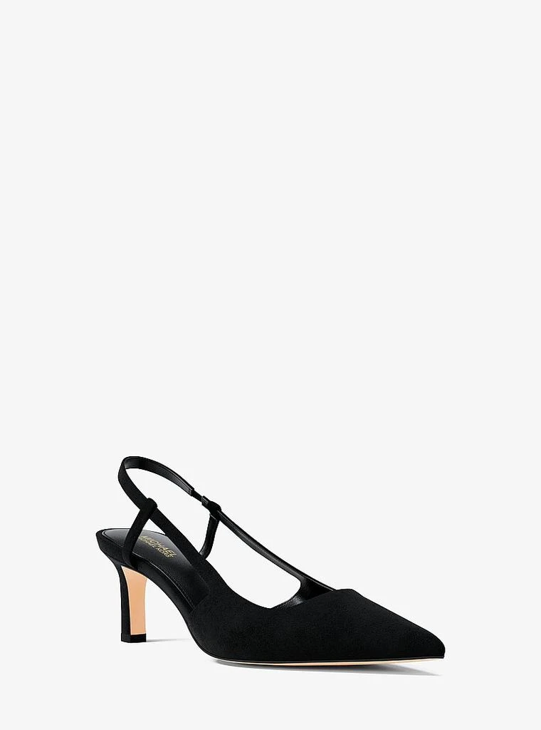 Michael Kors Alora Suede Slingback Pump
