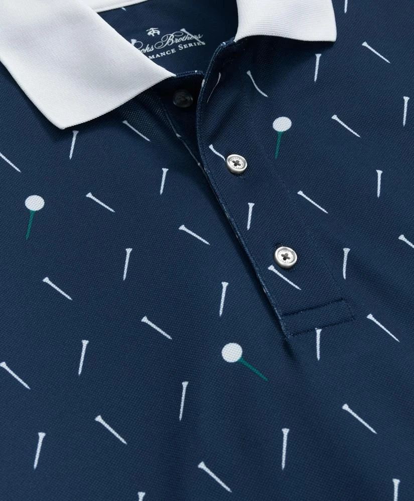 Brooks Brothers Performance Series Golf Print Polo Shirt 3