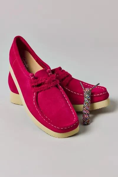 Clarks Clarks Women's Wallabee Day Pink Suede Shoe 1