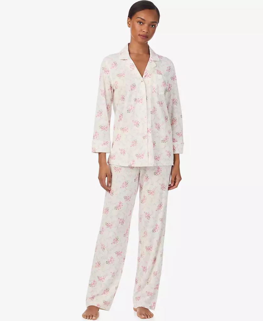 Ralph Lauren Women's 3/4-Sleeve Pajama Set