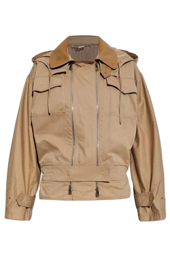 Fendi Fendi Hooded Double-Zipped Jacket 1