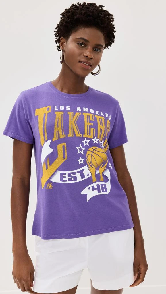 Junk Food Lakers Banner Vintage Tee 6