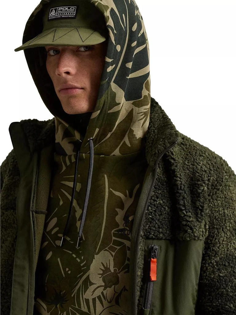 Ralph Lauren Palm-Camo Double-Knit Hoodie 5