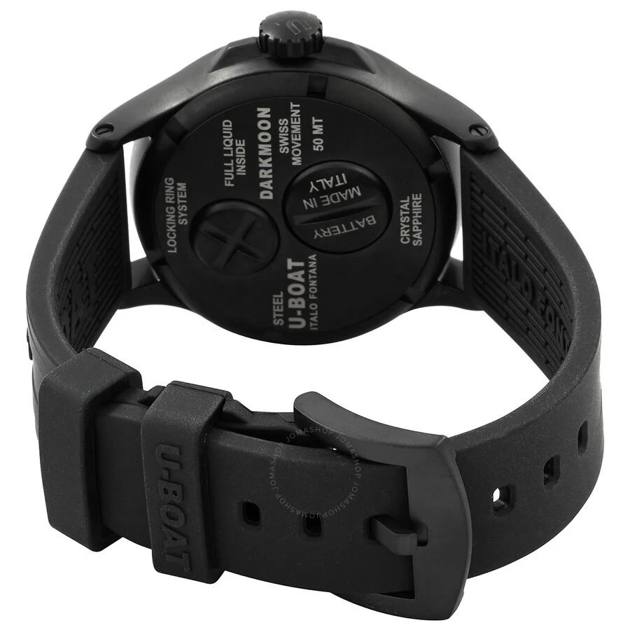 U-Boat Lefty Capsoil Darkmoon Quartz Black Dial Unisex Watch 9019 3