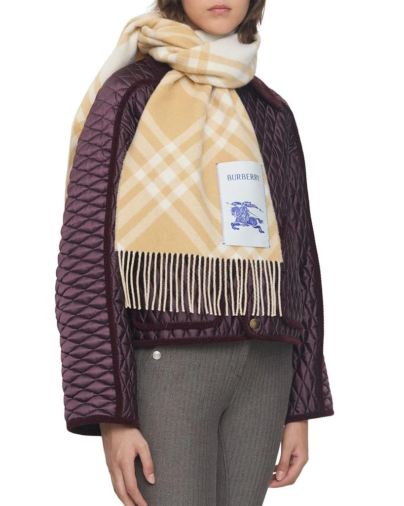 Burberry Check Cashmere Scarf 4