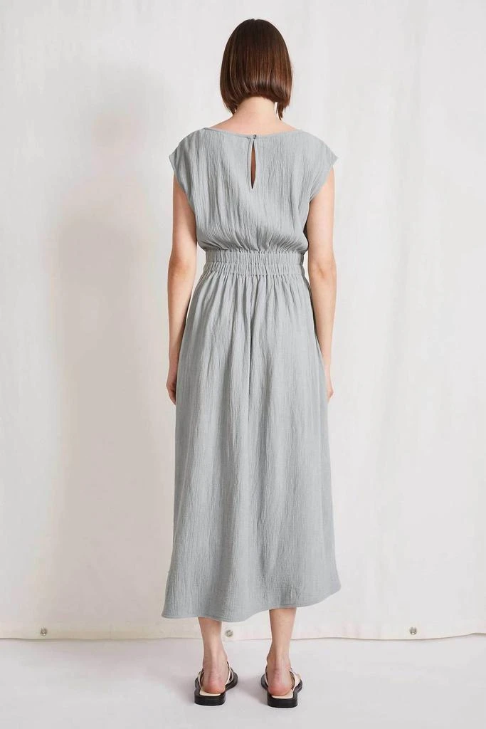 Apiece Apart Marietta Cutout Dress In Eucalyptus 3