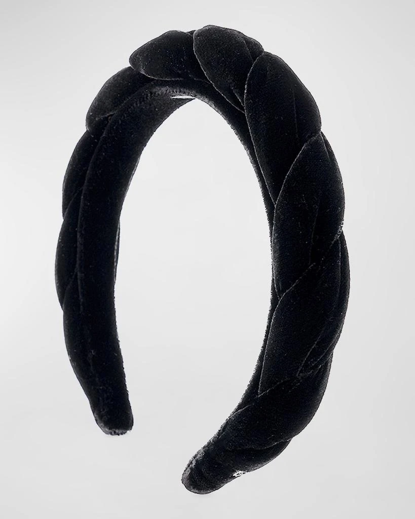 Alexandre de Paris Twisted Velvet Headband 1