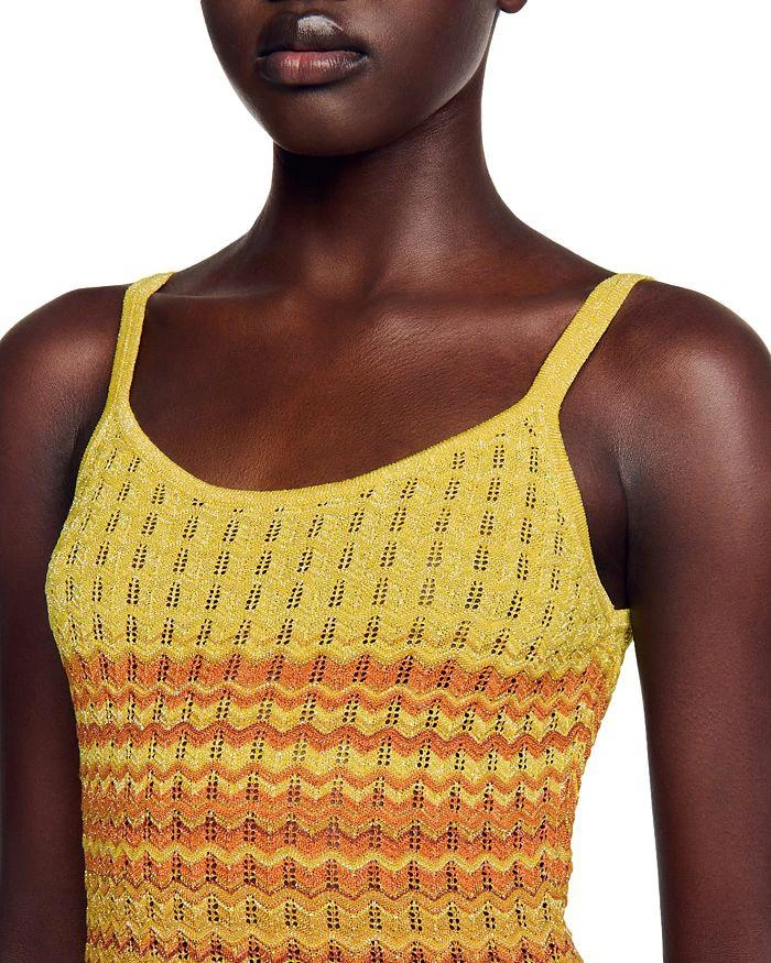 Sandro Desert Pointelle Knit Maxi Dress 2