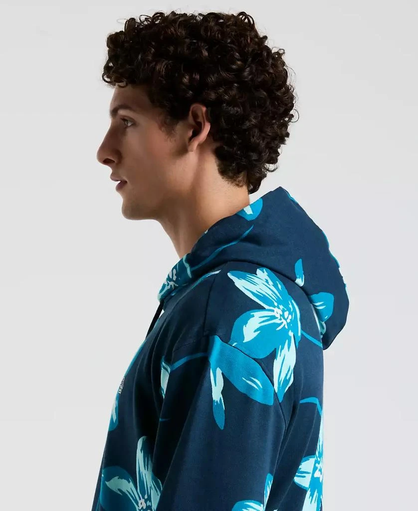 Original Penguin Men's Slim Fit French Terry Floral Print Hoodie 3