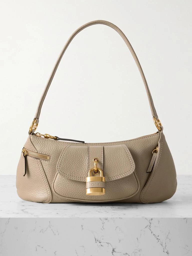 Chloé The 99 带缀饰纹理皮革单肩包 1