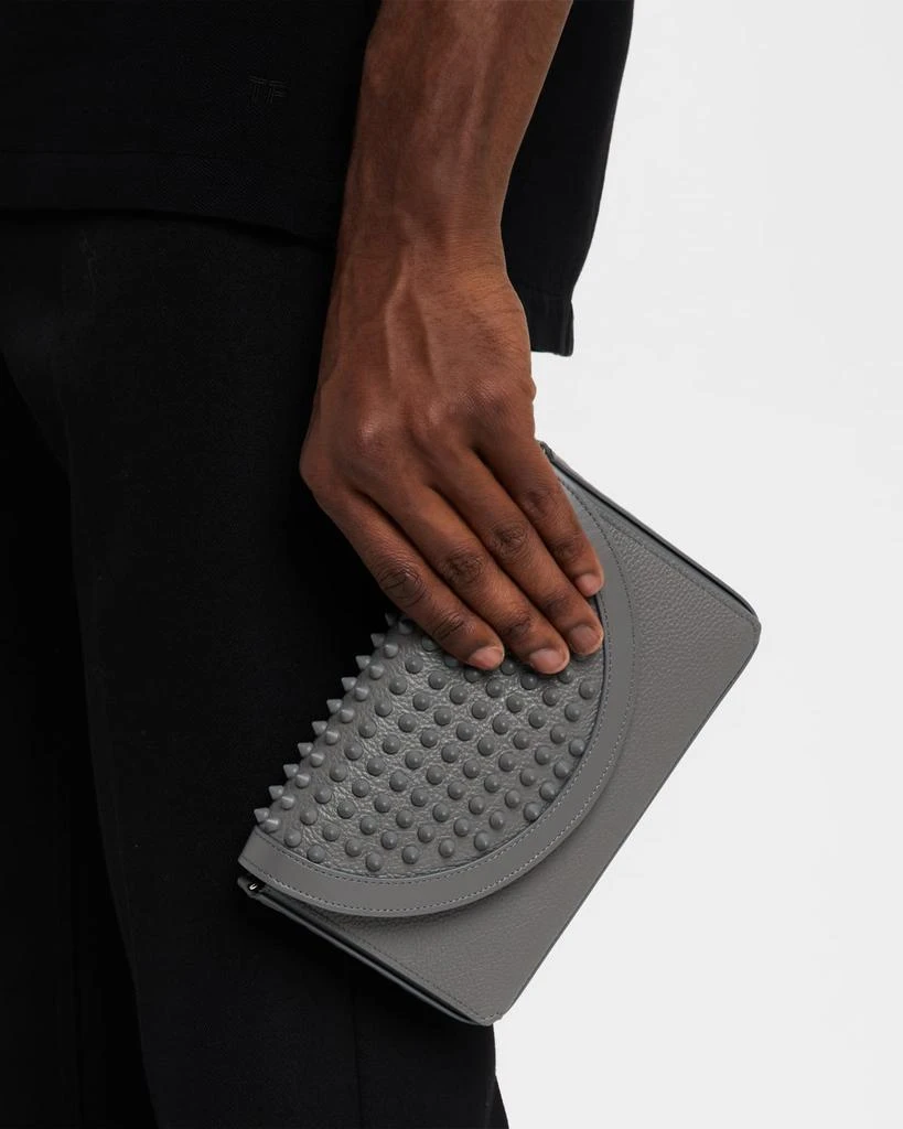 Christian Louboutin Men's Funky Empire Spikes Wallet on Strap 2