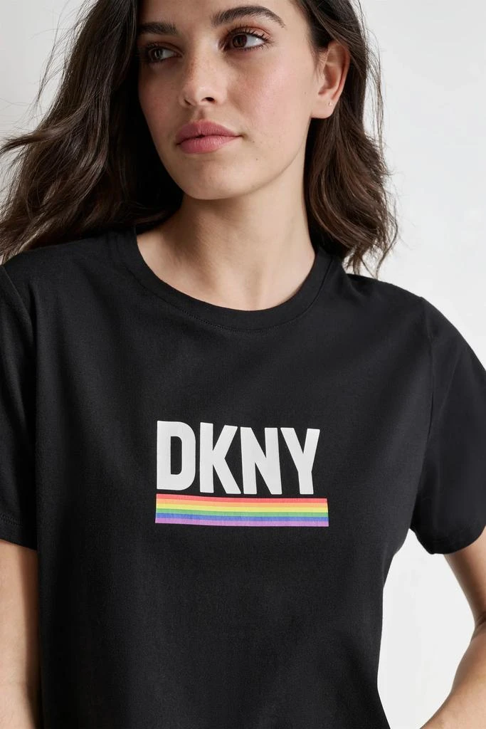 DKNY RAINBOW PRIDE LOGO TEE 4