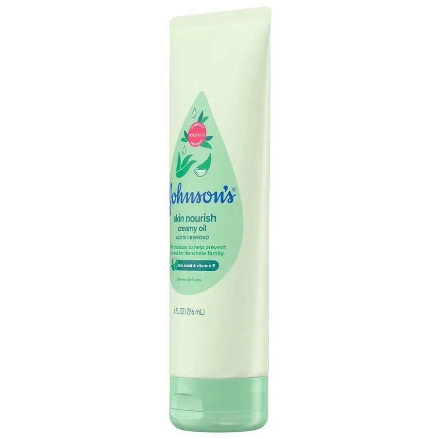 Johnson's Baby Skin Nourish Creamy Oil Aloe 5