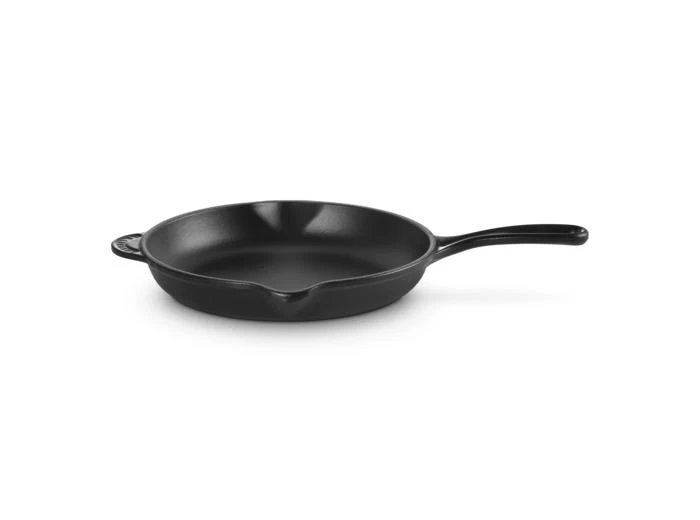 Le Creuset Skillet rond 23cm en fonte émaillée noire 1