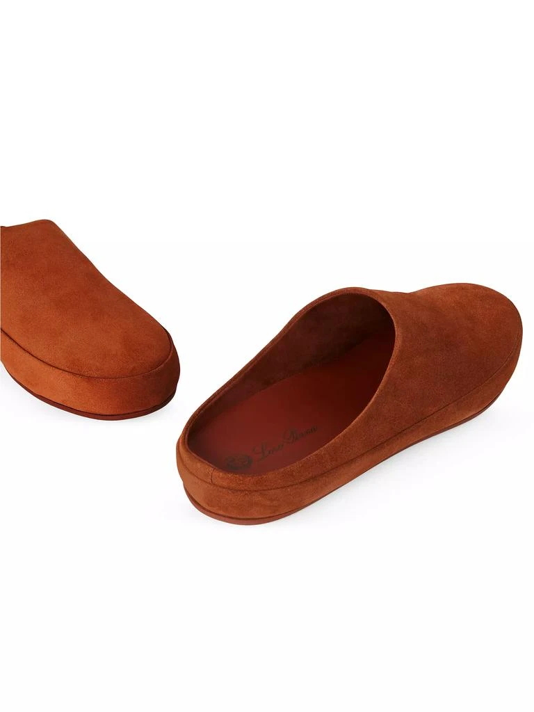 Loro Piana Tomori Walk Suede Sabots 6