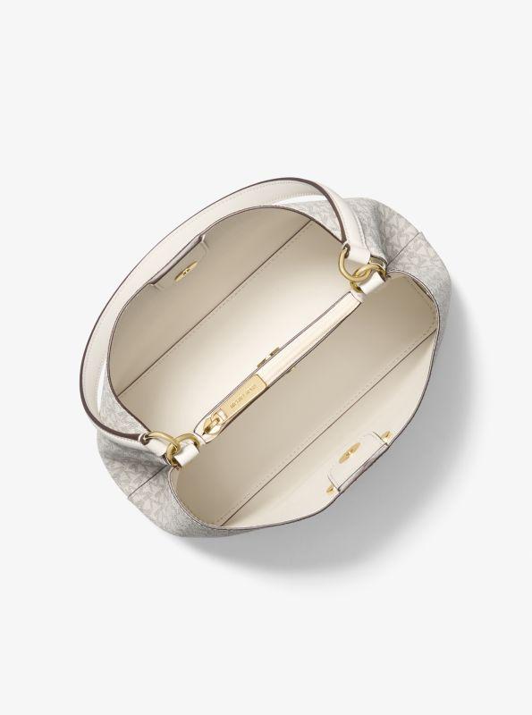 Michael Kors Pratt Medium Signature Logo Shoulder Bag