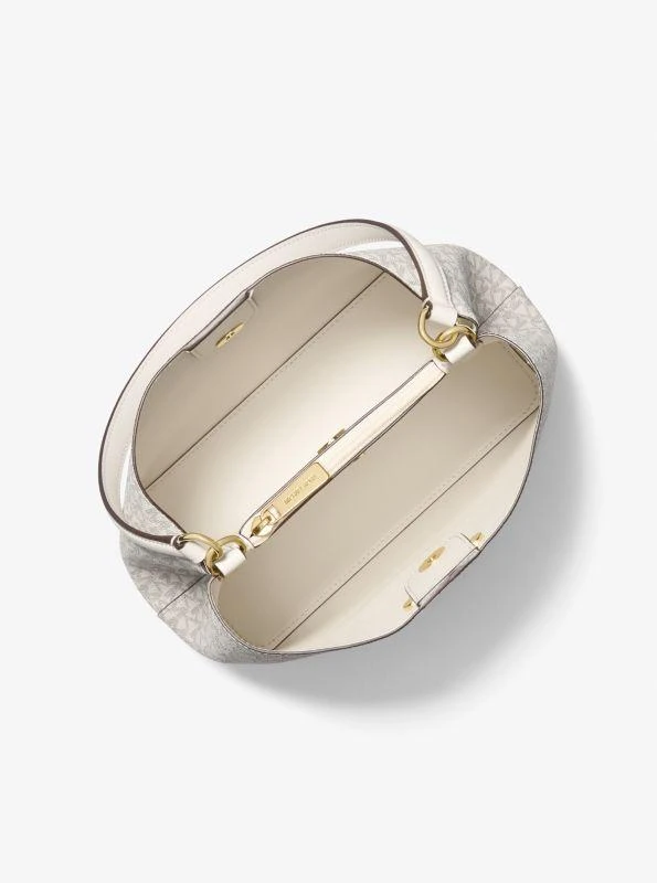 Michael Kors Pratt Medium Signature Logo Shoulder Bag 2