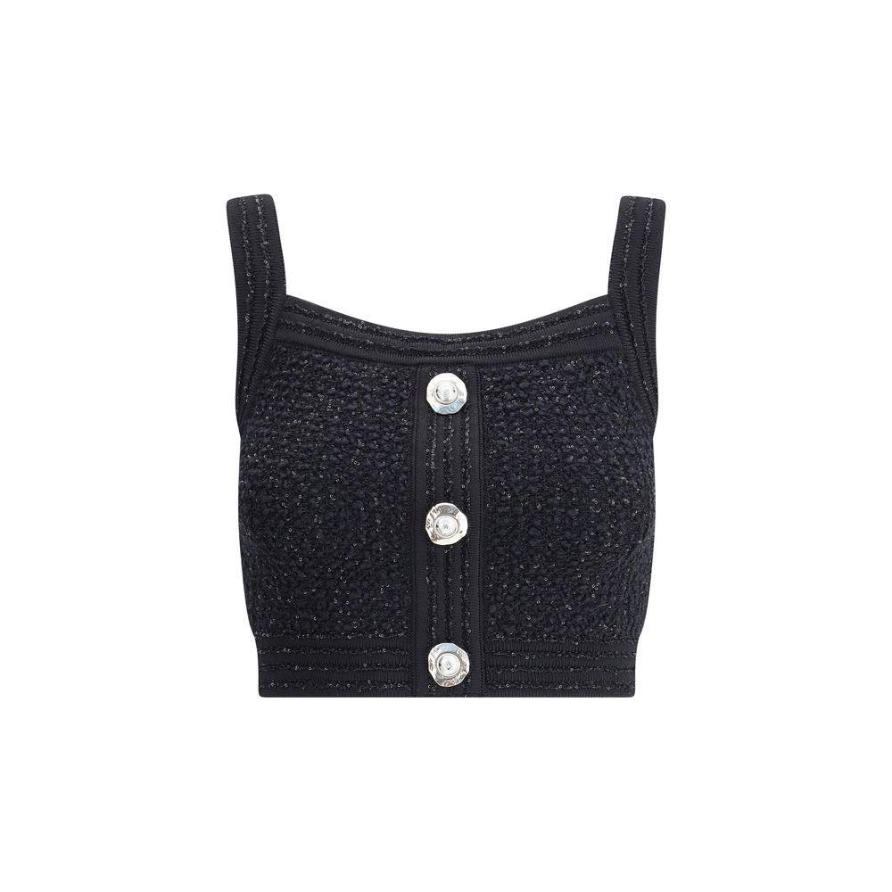 Balmain Tweed crop Women's Top