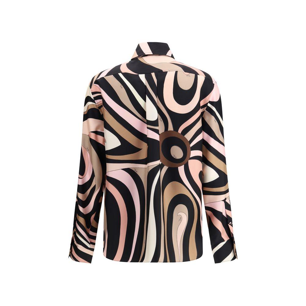 EMILIO PUCCI Marble Print Women's Shirt