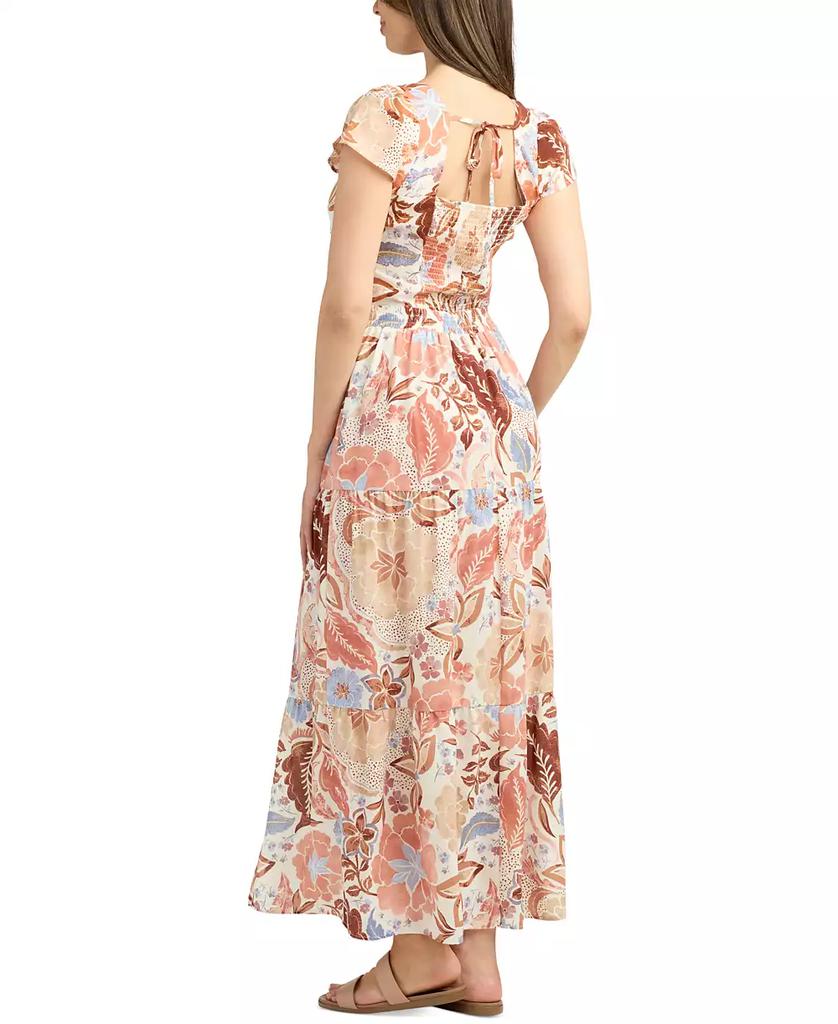 BCX Juniors' Sweetheart-Neck Cap-Sleeve Top