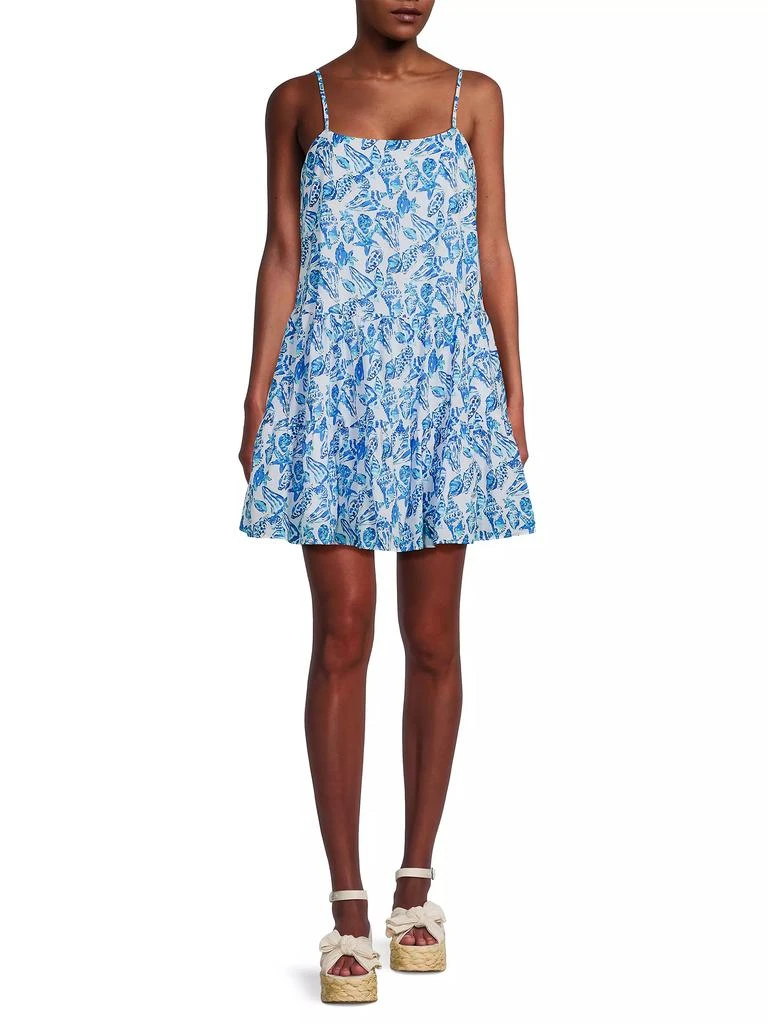 Lilly Pulitzer Alessia Cotton Shell Print Minidress 2