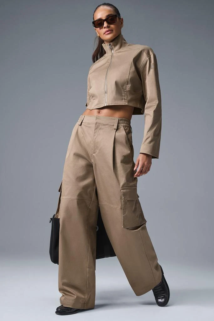 Alo High-Waist Night Out Cargo Trouser - Gravel 2