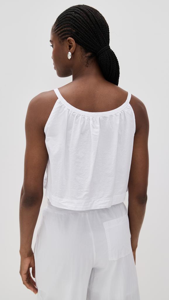 Stateside Voile Cropped Button Cami