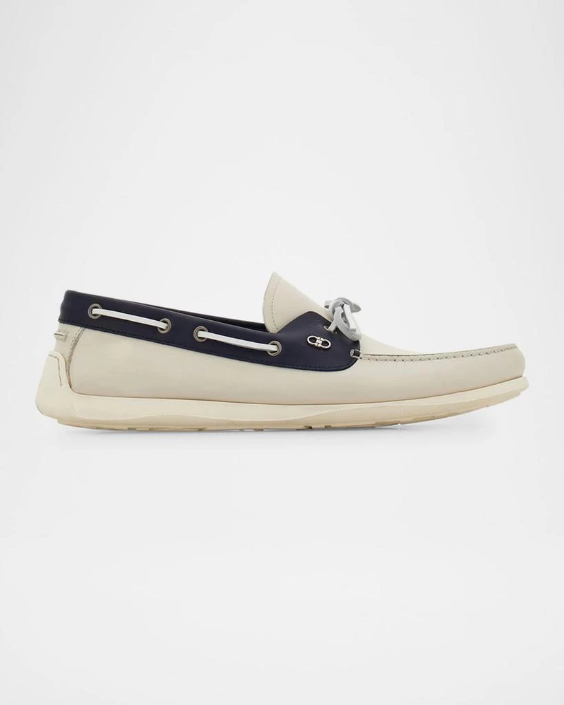 Salvatore Ferragamo Men's Bahia Boat Shoes 1