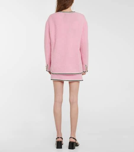 Miu Miu Wool-blend bouclé cardigan 3