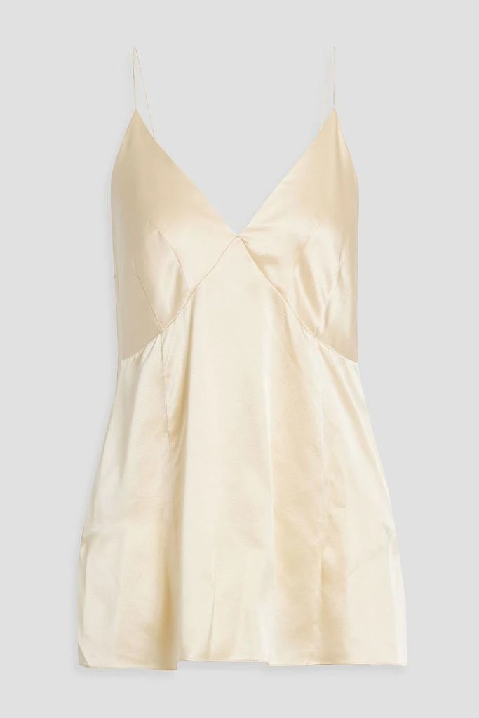 Khaite Grisella silk-charmeuse camisole 1